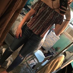 Off the shoulder top